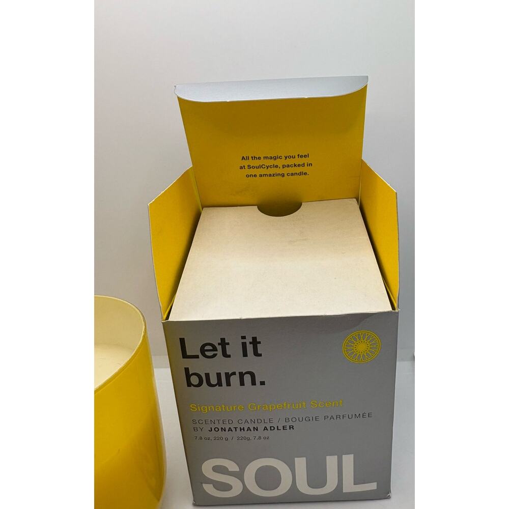 Jonathan Adler Let it burn Signature Grapefruit Scented Candle / NWB - Picture 6 of 6